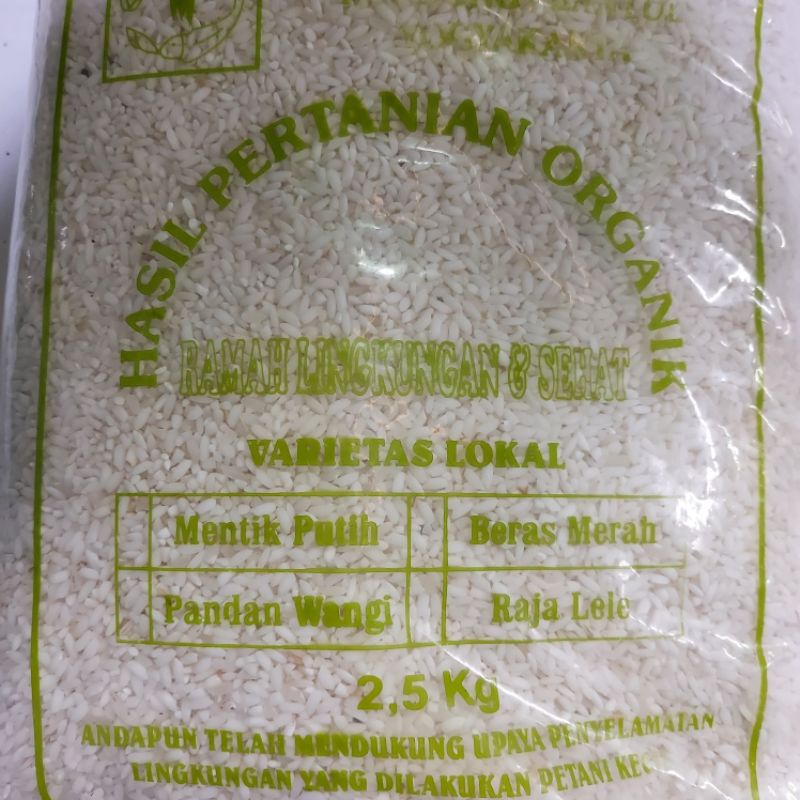

Beras Organik Mentik Susu