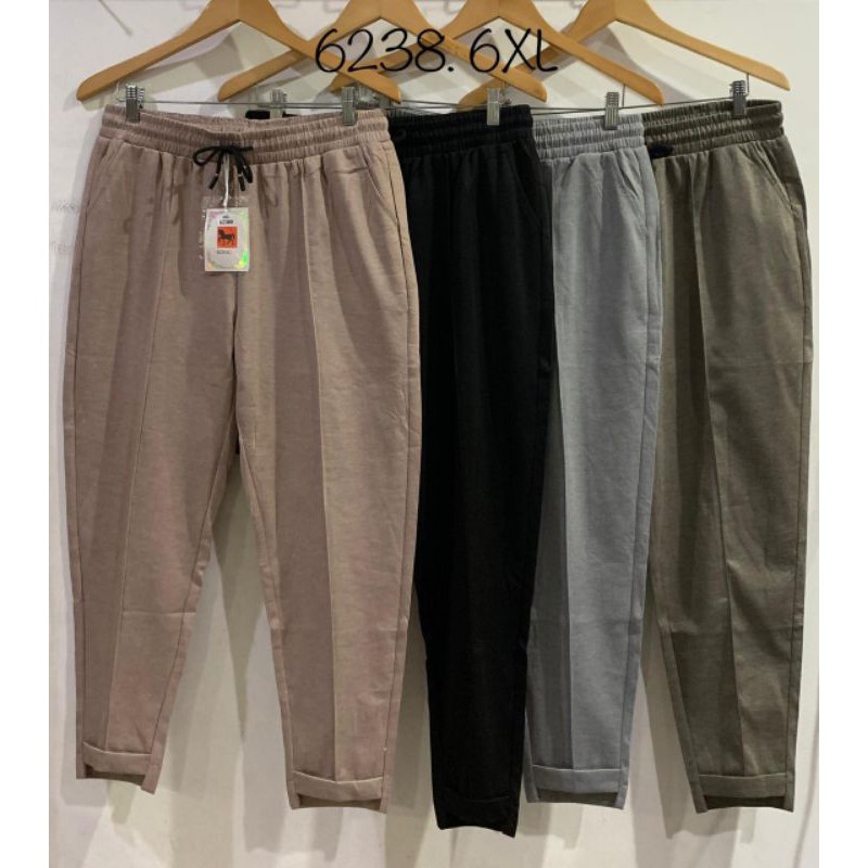 Celana wanita bahan katun Zara import ukuran 6XL