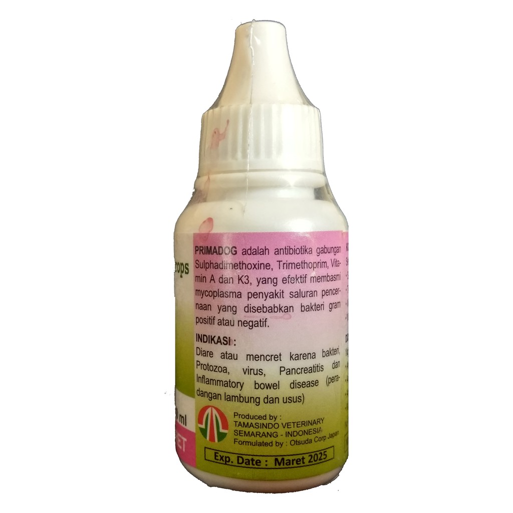 PRIMADOG 30 ML - OBAT DIARE ANJING OBAT MENCRET ANJING VITAMIN PENCERNAAN ANJING ANTI MENCRET DIARE