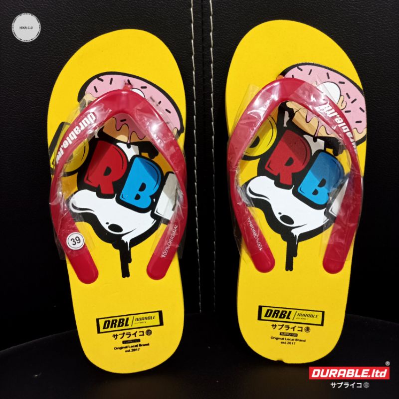 Sandal DRBL/sandal jepit distro/sandal jepit casual/sandal jepit keren distro/sandal jepit durable l