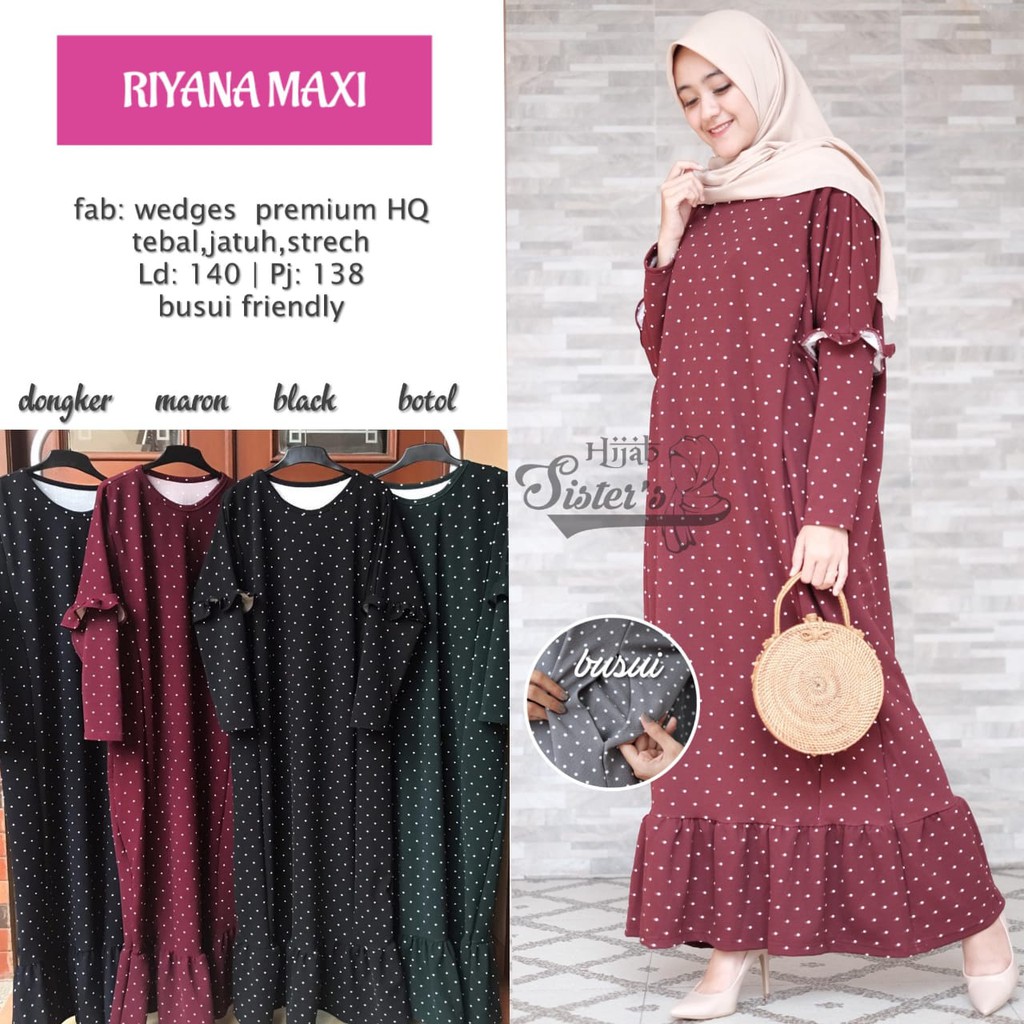RIYANA MAXY DRESS ORI