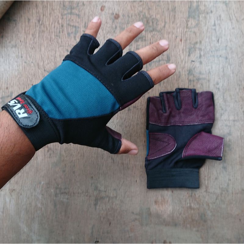 SARUNG TANGAN MOTOR PRIA DEWASA GLOVES SETENGAH JARI GLOVE SEPEDA BIKER SPORT