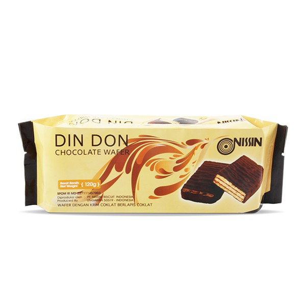 

PROMO NISSIN DIN DON CHOCOLATE WAFER 120 GR TERMURAH