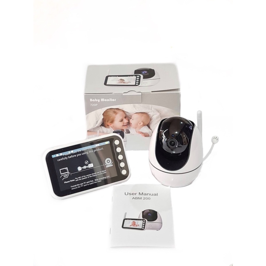 ABM200 4.5&quot; Smart Digital Video Audio Baby Monitor with PTZ Rotation (MBS)