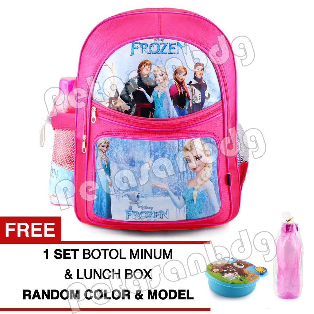 PTS -Ransel Sekolah Anak Perempuan - GLORIOUS + FREE Botol &amp; Lunchbox PT