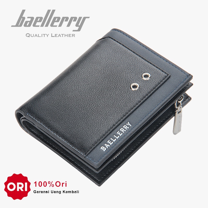 BAELLERRY D2352 Dompet Pria Wanita Bahan Kulit PU Leather Premium WATCHKITE WKOS