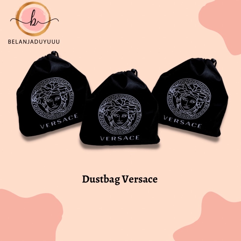 DUSTBAG VERSACE Bahan Spounbun Pengganti Sarung Tas Pelindung Debu Serut Dust Bag DB Branded