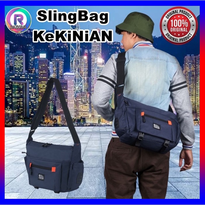 Tas Samping Pria Wanita Salempang Slempang Selendang Sandang Sekolah Kuliah Kerja Cowok Cewek Distro