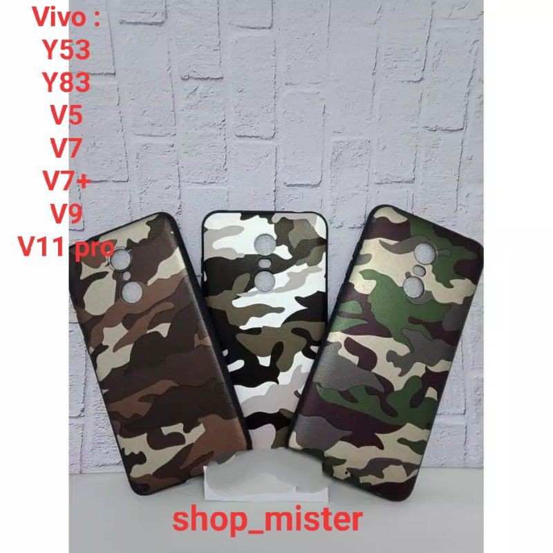 CASE SOFTCASE ARMY VIVO Y53 Y83 V5 V5S V7 V7+ V9 V11 PRO Soft Case