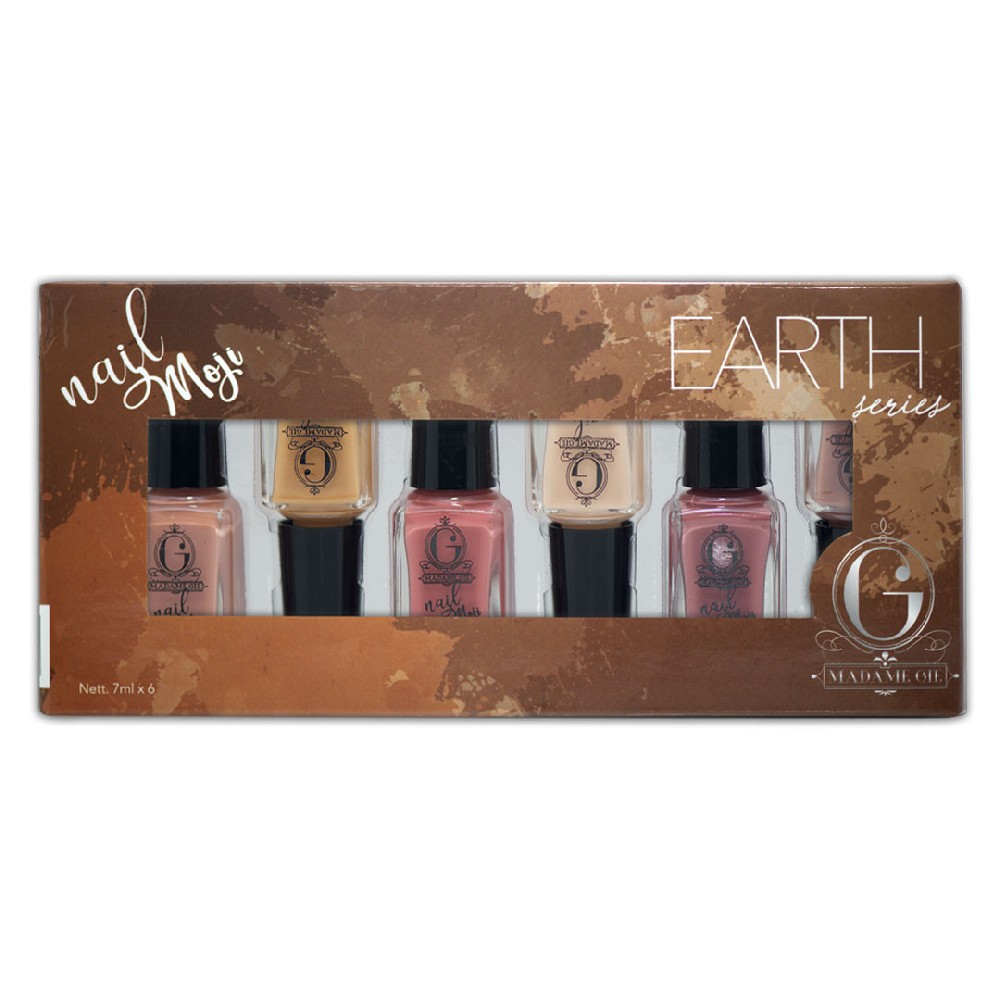 PROMO HABISIN STOK Madame Gie Nail Moji  (Earth Series)