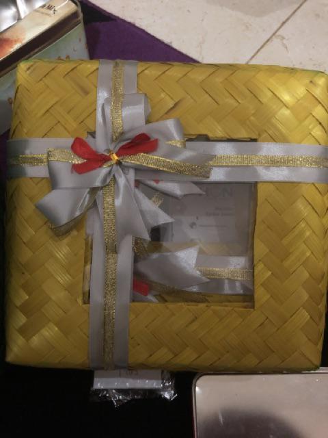 Sepasang Besek Warna / Mika Warna 20x30 Besek Bambu Besek Persegi Panjang Besek Murah