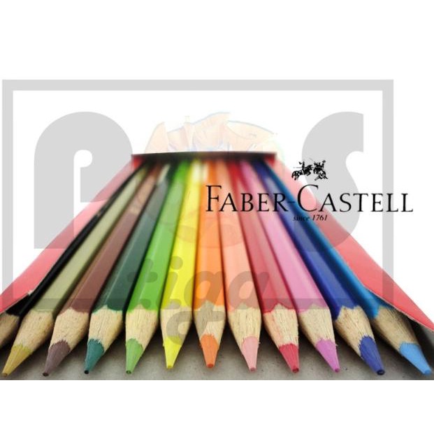 

➶ PENSIL WARNA FABER CASTELL CLASSIC 12 PANJANG ✤