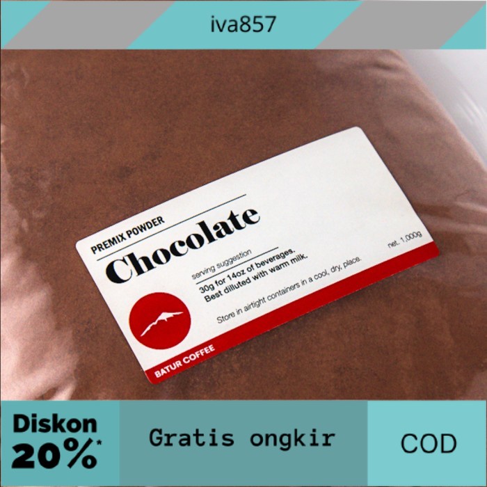 

PROMO Batur Powder Chocolate 1000g - Bubuk Minuman Cokelat GRATIS ONGKIR