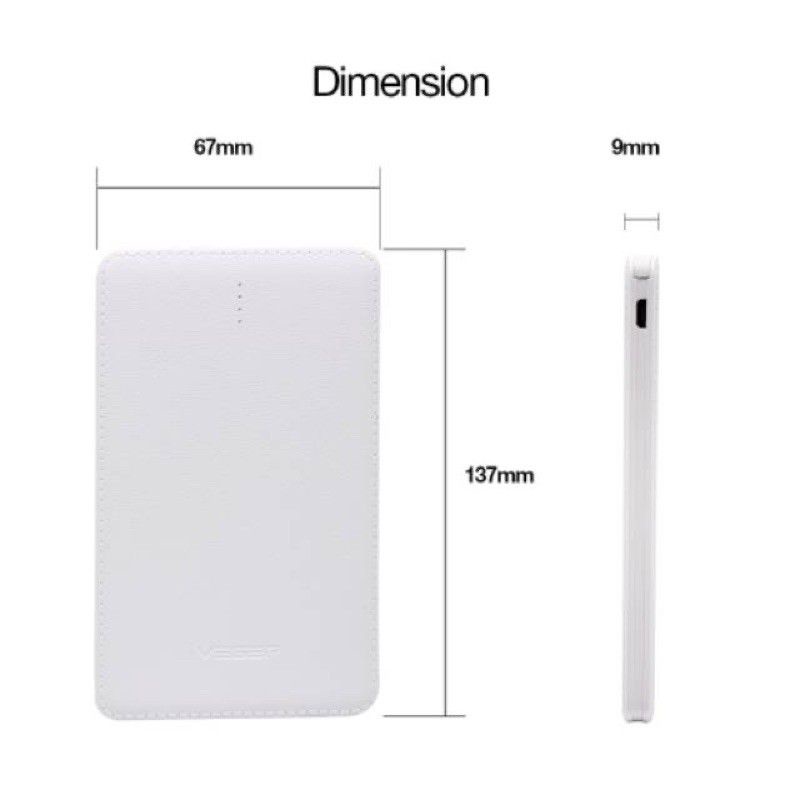 Power Bank Original VEGER 10000 Mah