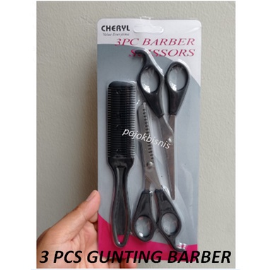 GUNTING RAMBUT / GUNTING CUKUR / BARBER SCISSOR SET