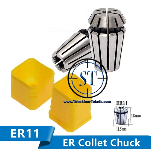 Collet ER11 ER-11A 1/8&quot; Chuck Kolet Spindle Router Bor Mini For Drilling Tapping Tools Carbon Steels - Bor 3.17mm