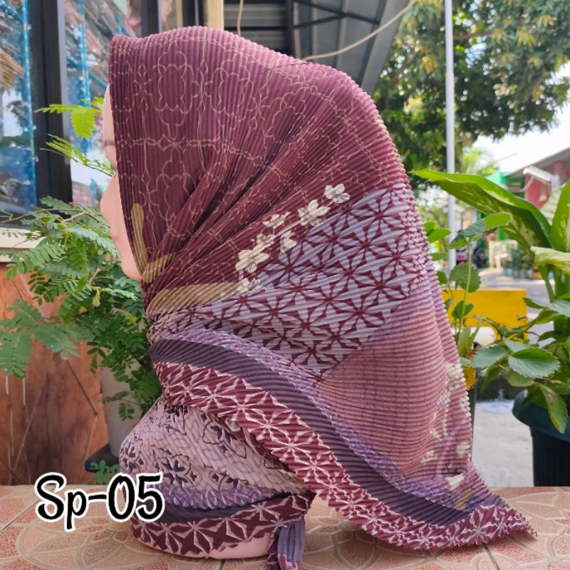 SEGIEMPAT PLISKET MOTIF / JILBAB SEGIEMPAT PLISKET / SEGIEMPAT VOAL / SEGI EMPAT PLISKET / VOAL MOTIF / JILBAB PLISKET-Sp-05