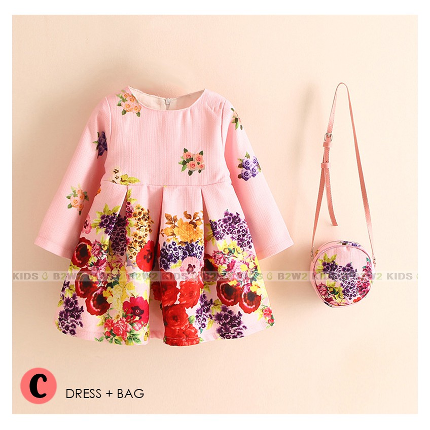 BW DRESS ANAK LONG BONUS BAG TEEN