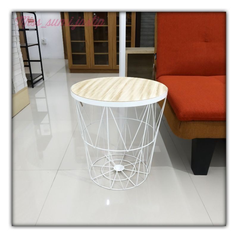 Bamboogrove_ Free Ongkir Meja Topaz Minimalis Dengan Penyimpanan/ Topaz Informa / Meja Topaz Informa