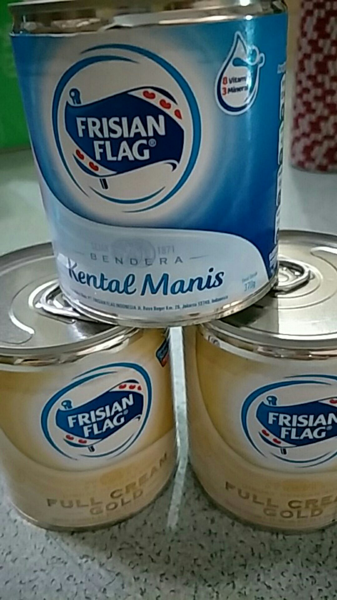  SUSU  BENDERA FRISIAN FLAG PUTIH  KALENG 375GR Shopee 