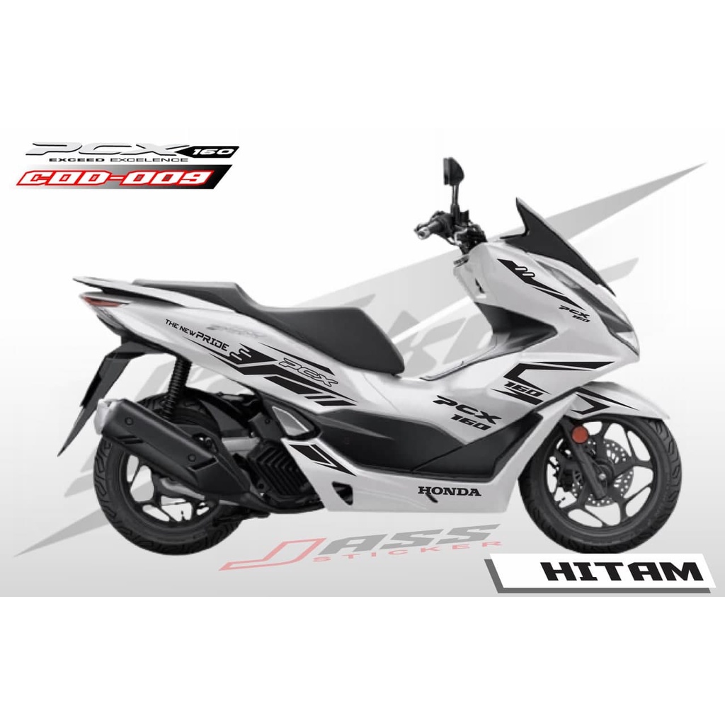 (COD) STICKER CUTTING PCX 160 /STIKER STRIPPING PCX 160 /STRIPING VARIASI PCX 160 / AKSESORIS MOTOR 