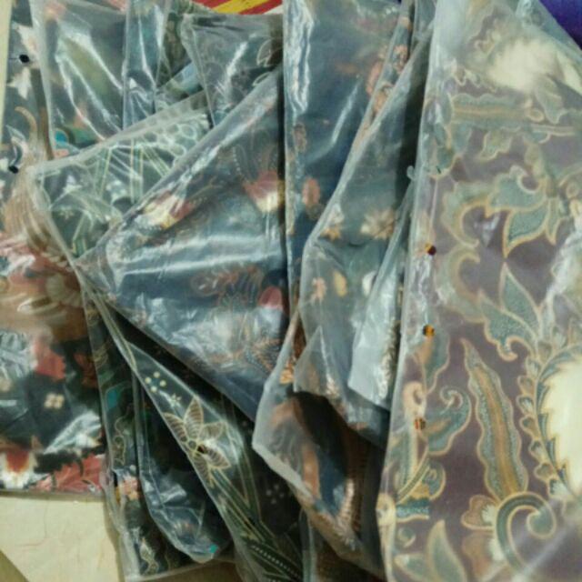 Credomenstore Kemeja Batik Pria Coklat Full Motif Shell / Baju Batik / Batik