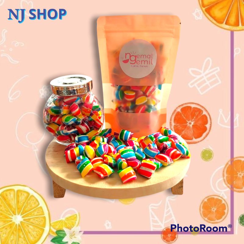 

[Permen Original] - PERMEN BANTAL - PERMEN PILLOW PELANGI ANEKA RASA BUAH