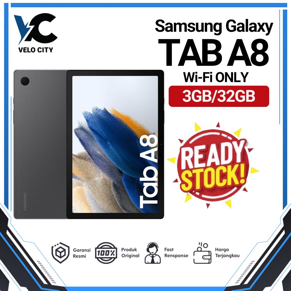 Samsung Galaxy TAB A8 Wifi Only 3/32GB Original Garansi Resmi SEIN