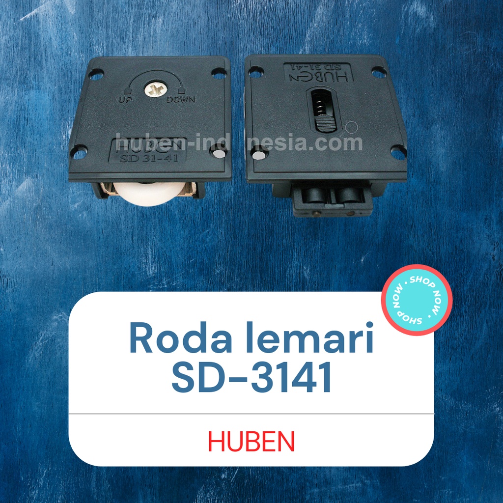 (Huben) Roda Pintu Lemari Sliding Roda Pintu Lemari Geser SD 3141