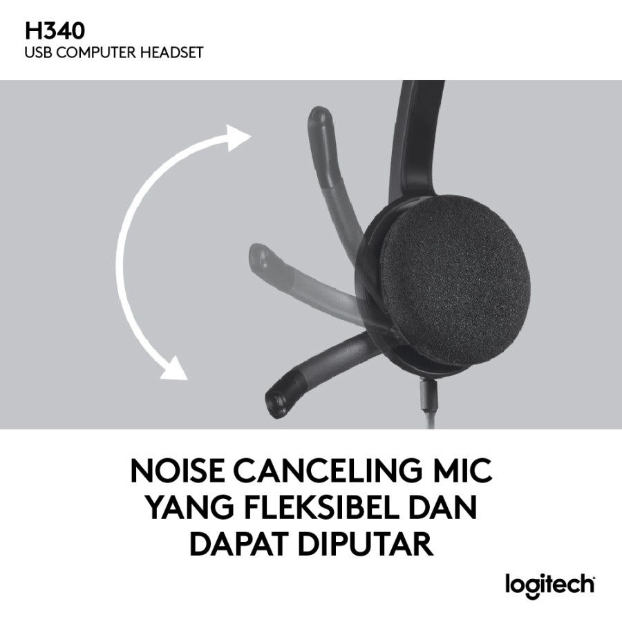 Headset Logitech H340 USB