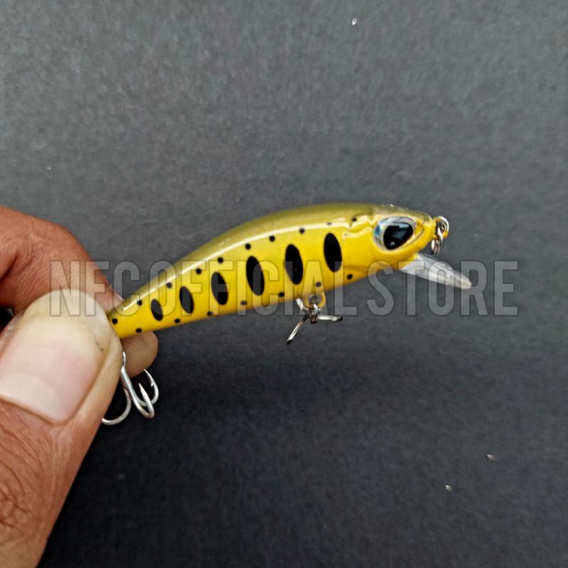 Lure minnow sinking 5,5 cm 6 gram HOOK 4X STRONG Replika Astuti Relix Nusantara