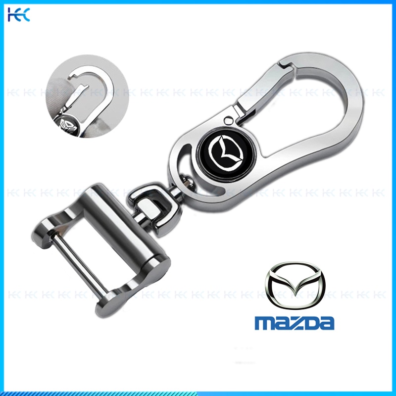 Gantungan Kunci Mobil Logo Motor Bahan Alloy Metal Untuk Mazda