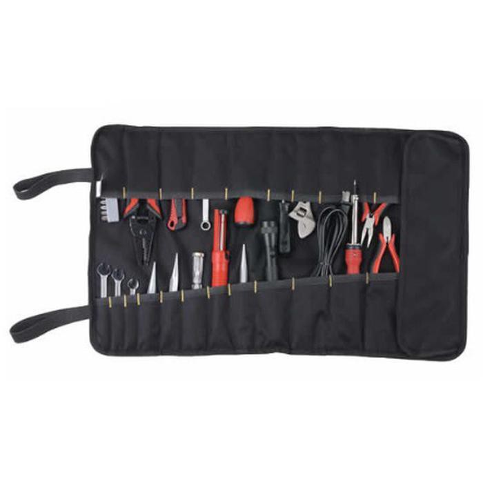 

Promo Customized Leather Craft 32 Socket Tool Roll Bag / Tas Perlengkapan - VMW1 - Blue Murah
