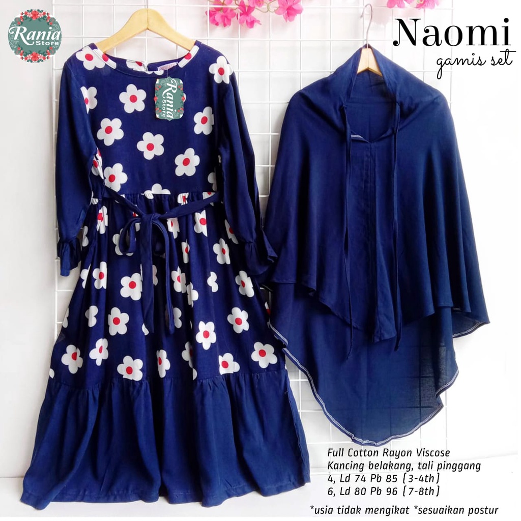 Set Gamis Anak Naomi
