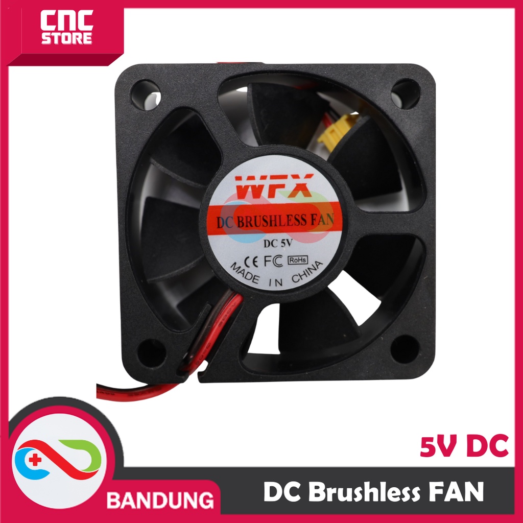 MINI FAN DC BRUSHLESS 5V 5x5x1CM KIPAS PENDINGIN 5CM FAN 5V 5 CM