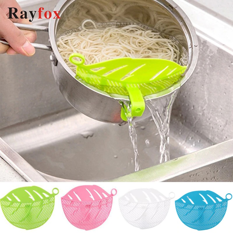 Filter Penyaring Nasi Rice Washing Leaf Shape - RY122 - Blue