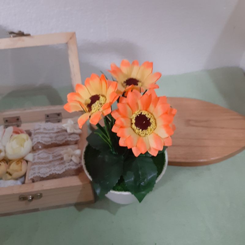 Bunga matahari bunga artificial bunga hias-3