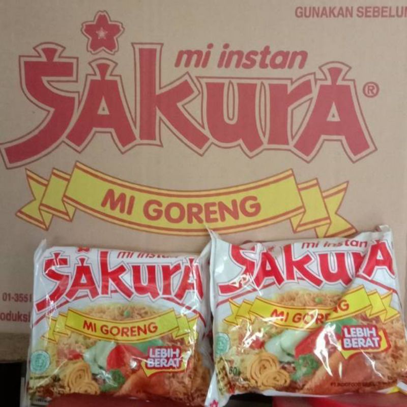 

Sakura Mie Goreng 1 Dus Isi 40 Pcs