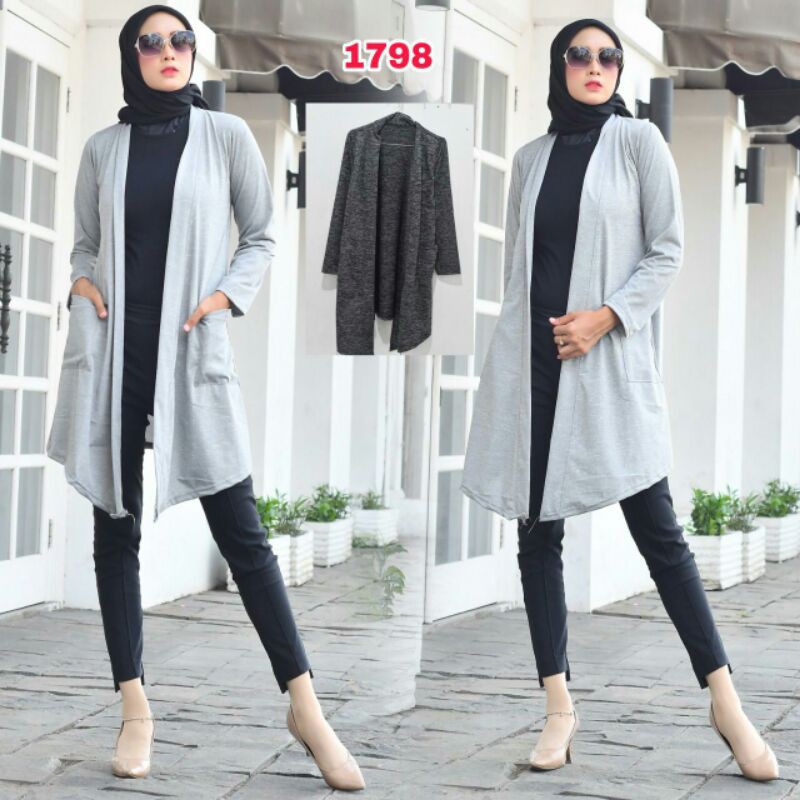 CARDIGAN WANITA| OUTER LENGAN PANJANG