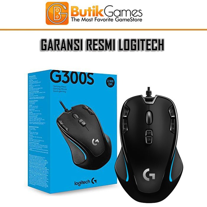 Jual Fast Respon Mouse Gaming Logitech G300s Optical Gaming Mouse G300 Original Shopee Indonesia