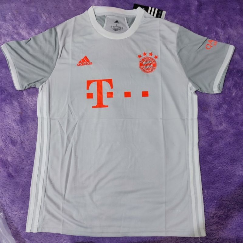 Jersey Bola Retro Bayern Munchen Away Abu 2020/2021 Grade ORI GO