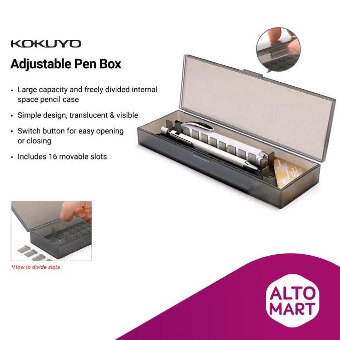 

TERLARIS KOKUYO PP Pencil Case with Adjustable Dividers Kotak Tempat Pensil/TEMPAT PENSIL AESTHETIC/TEMPAT PENSIL ANAK PEREMPUAN/TEMPAT PENSIL LUCU/TEMPAT PENSIL 3D/TEMPAT PENSIL TRANSPARAN/TEMPAT PENSIL LUCU/TEMPAT PENSIL KOREA/TEMPAT PENSIL KAIN/TEMPAT