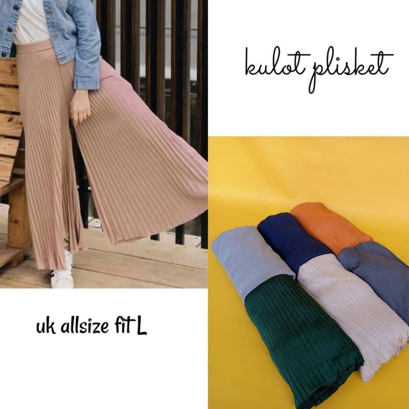 KULOT PLISKET / CELANA PLISKET / CELANA PAYUNG PLISKET