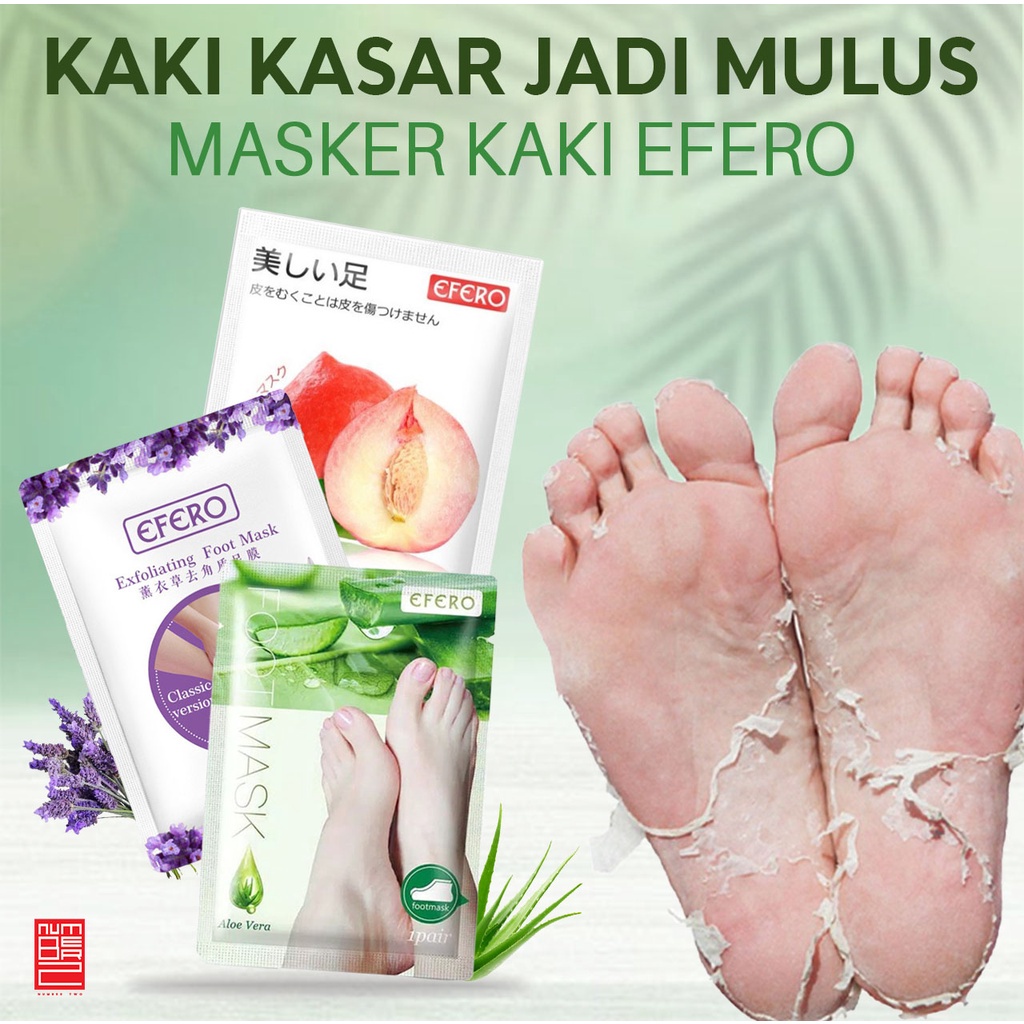 MASK/Masker kaki-fero foot mask masker kaki pengelupas kulit mati pada Kaki