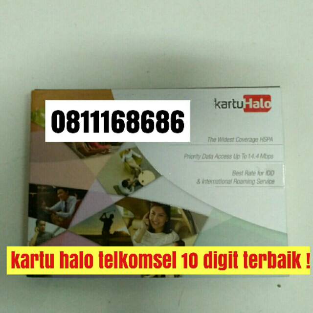 kartu halo ( 081168686 ) telkomsel 10 digit seri super