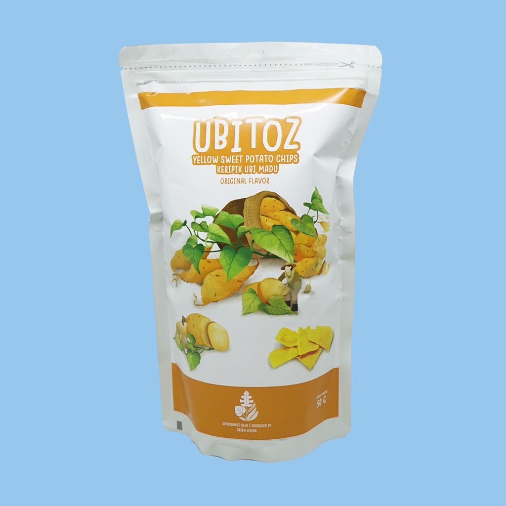 

Keripik Ubi / Ubitoz Yellow Sweet Potato Chips 50gr by Green Living