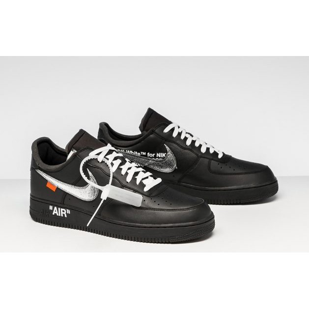 Sepatu Air Force 1 Low Virgil Off White Moma Black
