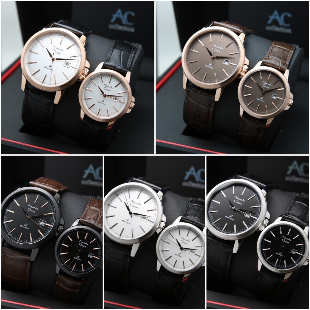 Jam Tangan Pria Wanita Alexandre Christie AC 1008 MDL LDL Original