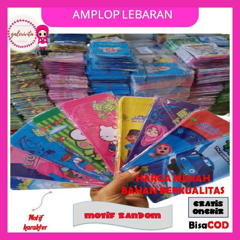 

Amplop Lebaran Karakter Unik/Amplop Lebaran Idul Fitri Ukuran 7 x 11,5 Cm/Amplop Lebaran MurahA14
