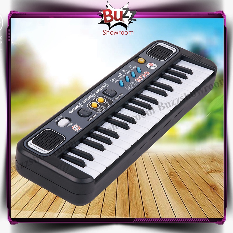 Electronic Keyboard 37 Keys Mainan Anak Edukasi Piano Mic Key